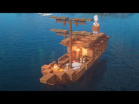 Piguinist - Minecraft: How to Build a Simple Starter Boat House