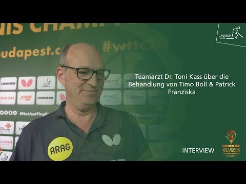 WM 2019: Teamarzt Dr. Toni Kass über die Behandlung von Timo Boll & Patrick Franziska