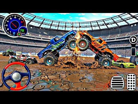 Monster Truck Combat Simulator | Battle Arena & Destruction Challenge Android Gameplay