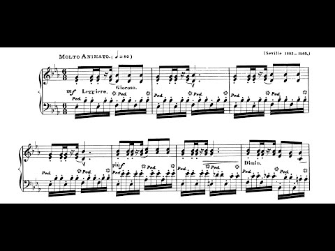 L. M. Gottschalk - Manchega, étude de concert for piano, Op. 38 - Ivan Davis Piano