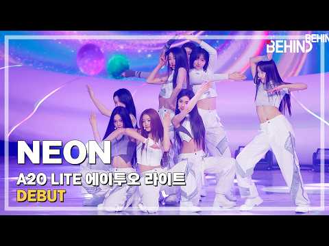 [LIVE] A2O LITE (에이투오 라이트), 'NEON' LiveStage - DEBUT 무대 [비하인드][4K] #A2OLITE #NEON