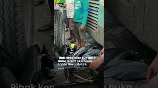 Viral! Aksi Heroik Polisi Relakan Motor Aerox Miliknya Hancur demi Cegah Kecelakaan Bus