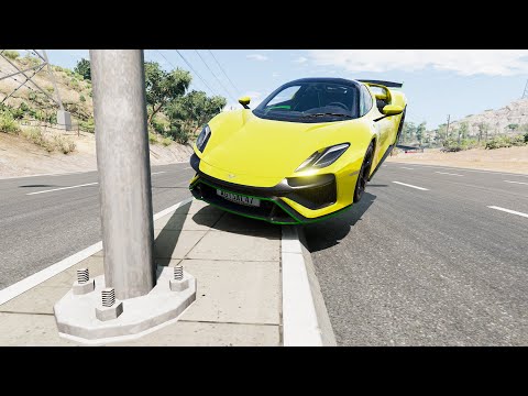 Loss of Control Crashes - BeamNG Drive