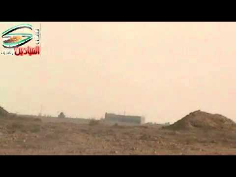 استهداف كتيبة المدفعية بصواريخ محلية الصنع من قبل كتيبة البراء بن مالك في ريف الميادين