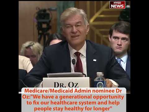 Dr. Oz at Confirmation: Harvard Athlete, Heart Surgeon, 10 Emmys -- 'Generational Opportunity to Fix Healthcare'