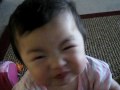 Chloe At 7 Month Eating And Making Funny Face
