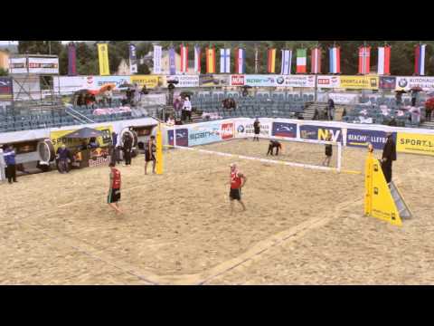 Doppler/Horst vs. Sorokins/Smedins - CEV Baden Masters 2013 - L9
