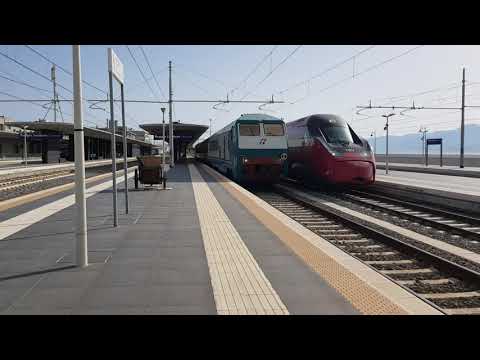 Treno Regionale+Locomotore E464.422 Regionale 22114 Reggio di Calabria Centrale-Paola