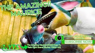 The Amazing Maurice (2022) Dogs Vs Rats Fight Scene (BluRay 1080p HD)