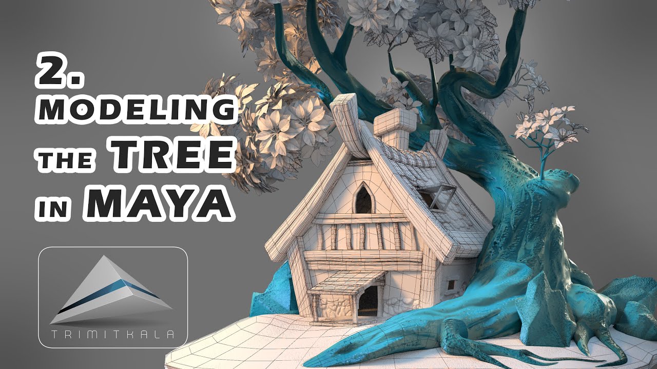 How to make a tree in Maya? Tipseri