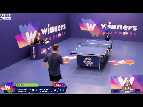 WINners CUP table 1 28.09  Gubenko Maksim - Belobrov Vladimir 20:00