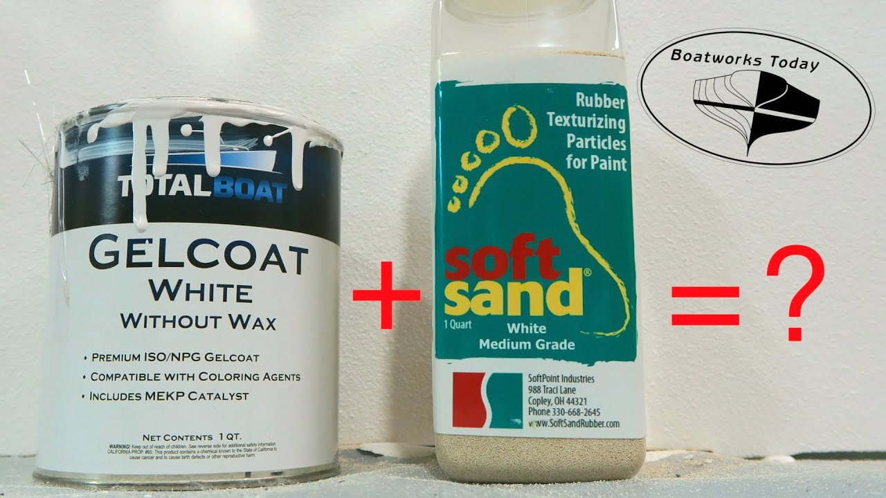 2 Different Types Of Gelcoat Nonskid Applications For Your Boat Project!
