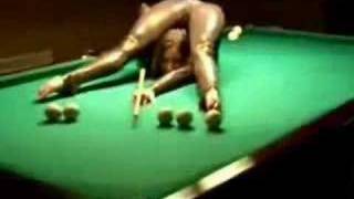 Flexibele Sexy Poolspeler