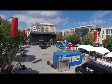 Boomtown 2016 - Setting up a festival - Timelapse