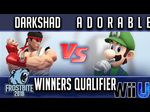 Frostbite 2018 Smash 4 Singles WINNERS QUAL - FS | Darkshad (Ryu) vs Reach | Adorable Knight (Luigi)