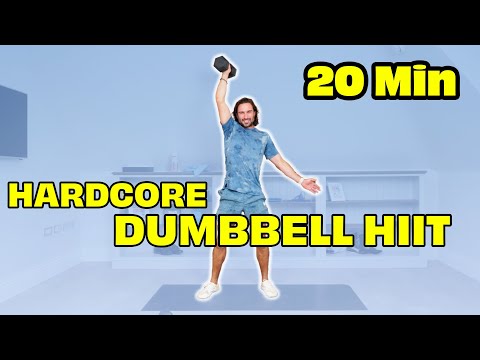 Hardcore Dumbbell HIIT in 20 Minutes with Joe Wicks