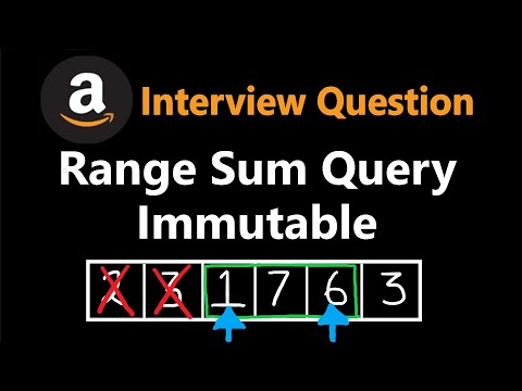 Range Sum Query Immutable Array