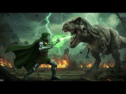 Doctor Doom vs T-Rex – Magic Vs Tyrannosaurus rex | Multiverse Legends