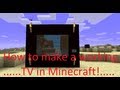 Minecraft - How to make a WORKING TV in 1.8.1 ...