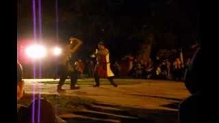 preview picture of video 'Guardie di Grazzano: corteo storico a Grazzano Visconti 2014- torneo delle nobili casate'