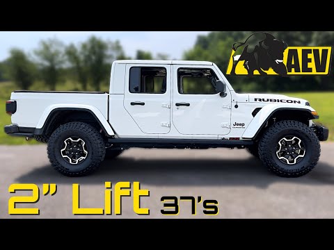 AEV 2” Lift & 37’s on Jeep Gladiator Rubicon