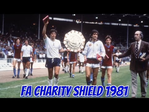 Aston Villa 2-2 Tottenham Hotspur. FA Charity Shield 1981