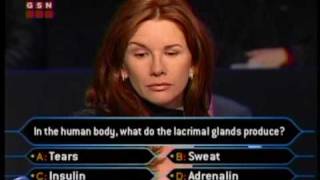 Melissa on Classic TV Millionaire