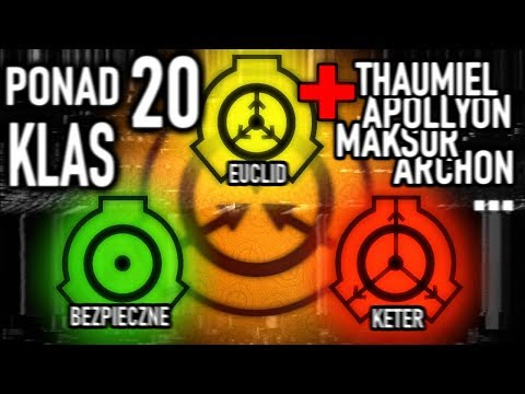 Wszystkie klasy obiektów SCP [+KLASY NIESTANDARDOWE]