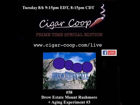 Prime Time Special Edition 58: Drew Estate Mount Rushmore + Aging Experiment #3