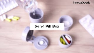 Krabička na tabletky s kráječem a drtičem 5 v 1 Fivlok InnovaGoods