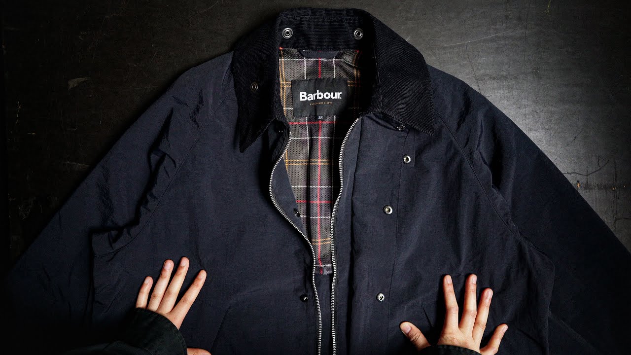 トランスポートの新しい着方 #barbour