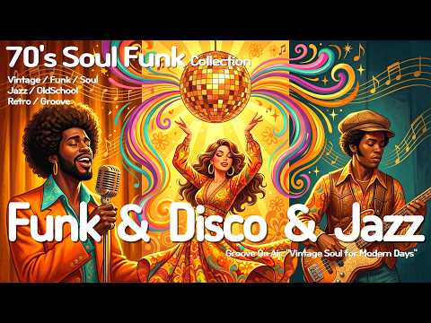 70's Funk & Disco Soul Grooves ✨70s Refined Funk Celebration Party 🥂 Soul Funk, Jazz Funk Mix 🔥