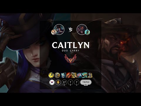 Caitlyn ADC vs Lucian - KR Grandmaster Patch 12.11