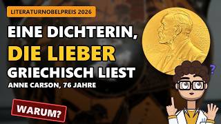 Literaturnobelpreis 2026: Warum Anne Carson Bücher mit Löchern schreibt 📜