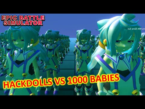 Hack Dolls DESTROYS 1000 BABIES - Ultimate Epic Battle Simulator