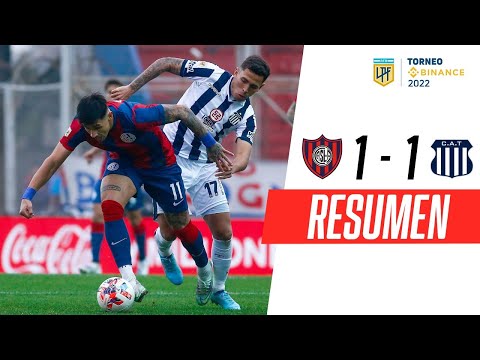 Video: San Lorenzo rescató un empate ante Talleres de Córdoba