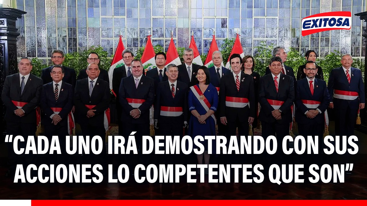 🔴🔵 Presidenta Keiko Fujimori defiende designación de sus ministros: “Las críticas son naturales”