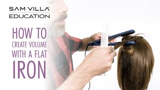 How to Create Volume With a Flat Iron