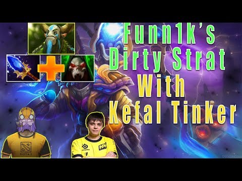 Funkefal Tinker With Funn1k's Dirty Strat On Natures Prophet. 20 Min GGWP!