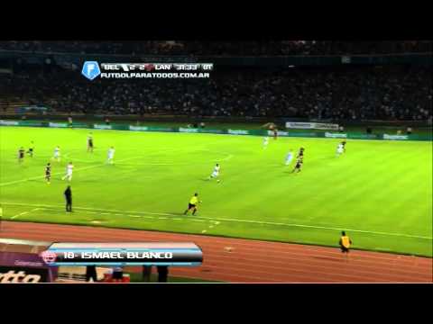 Gol de Blanco. Belgrano 2 - Lanús 2. Fecha 1. Torneo Final 2014. Fútbol Para Todos