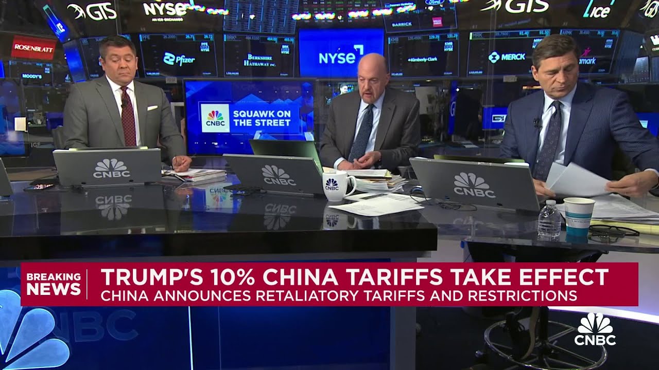 CNBC's 'Squawk on the Street' crew react to China's new retaliatory tariffs