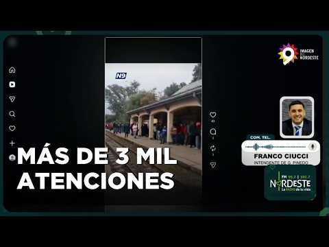 General Pinedo: el Tren 25 de Mayo ya atiende a vecinos y renovará DNI