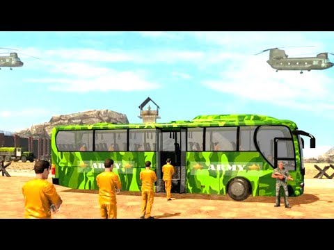 Offroad US Army Transport Prisoners Bus Driving Android Games