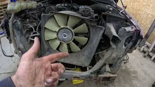99-03 Ford 7.3 Powerstroke engine removal step by step