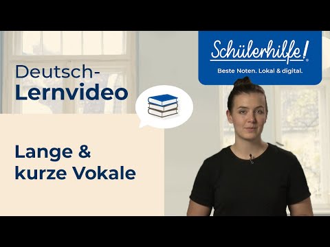 Lange und kurze Vokale | Aussprache 🎓 Schülerhilfe Lernvideo Deutsch