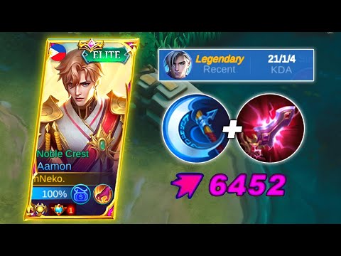 21 KILLS!!! AAMON NEW ENHANCE ATTACK AND BURST DAMAGE BUILD!