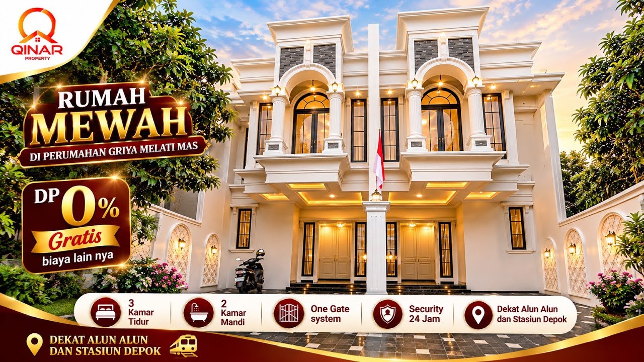 Rumah Mewah di Perumahan Griya Melati Mas