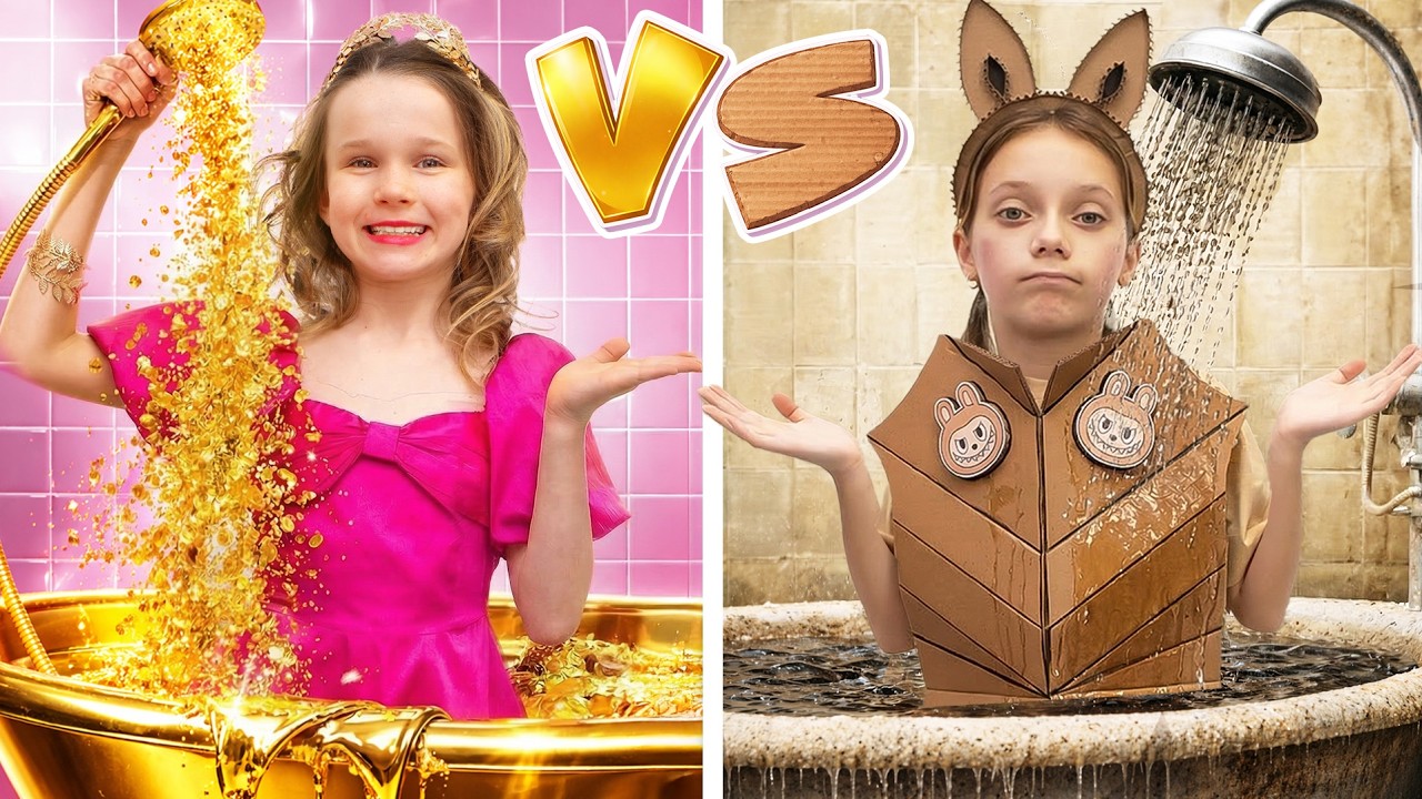 Pink Castle vs Cardboard House: A Friendship Story