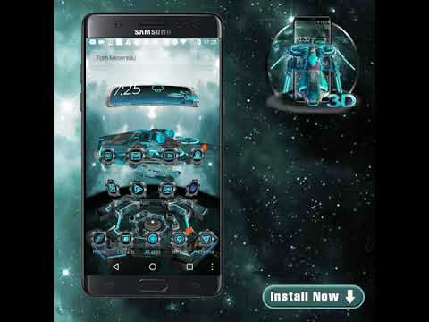 3D Neon Aircraft Theme 🛸 Video