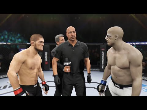 Khabib vs. Old Alien - EA Sports UFC 2 - Champion Fights ☝️🦅